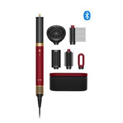 Fer à boucler Dyson Airwrap Coanda 2x cheveux bouclés à frisés Velours Rouge et Or