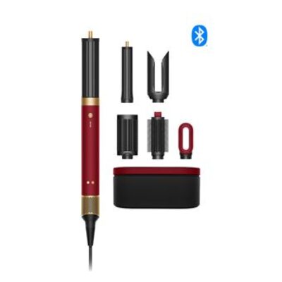 Fer à boucler Dyson Airwrap Coanda 2x cheveux raides à ondulés Velours Rouge et Or