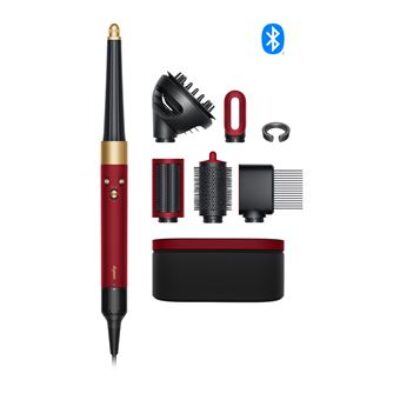 Fer à boucler Dyson Airwrap i.d.™ Cheveux bouclés à frisés Velours Rouge et Or