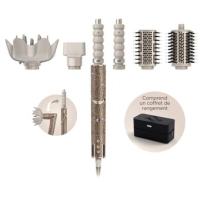 Fer à boucler Shark FlexStyle Scintillant 5-en-1 HD446JSEU Stardust